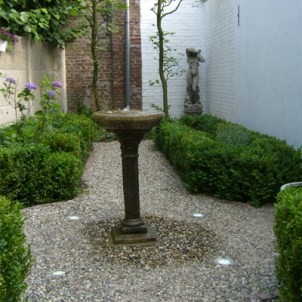 knop vogelbad fontein